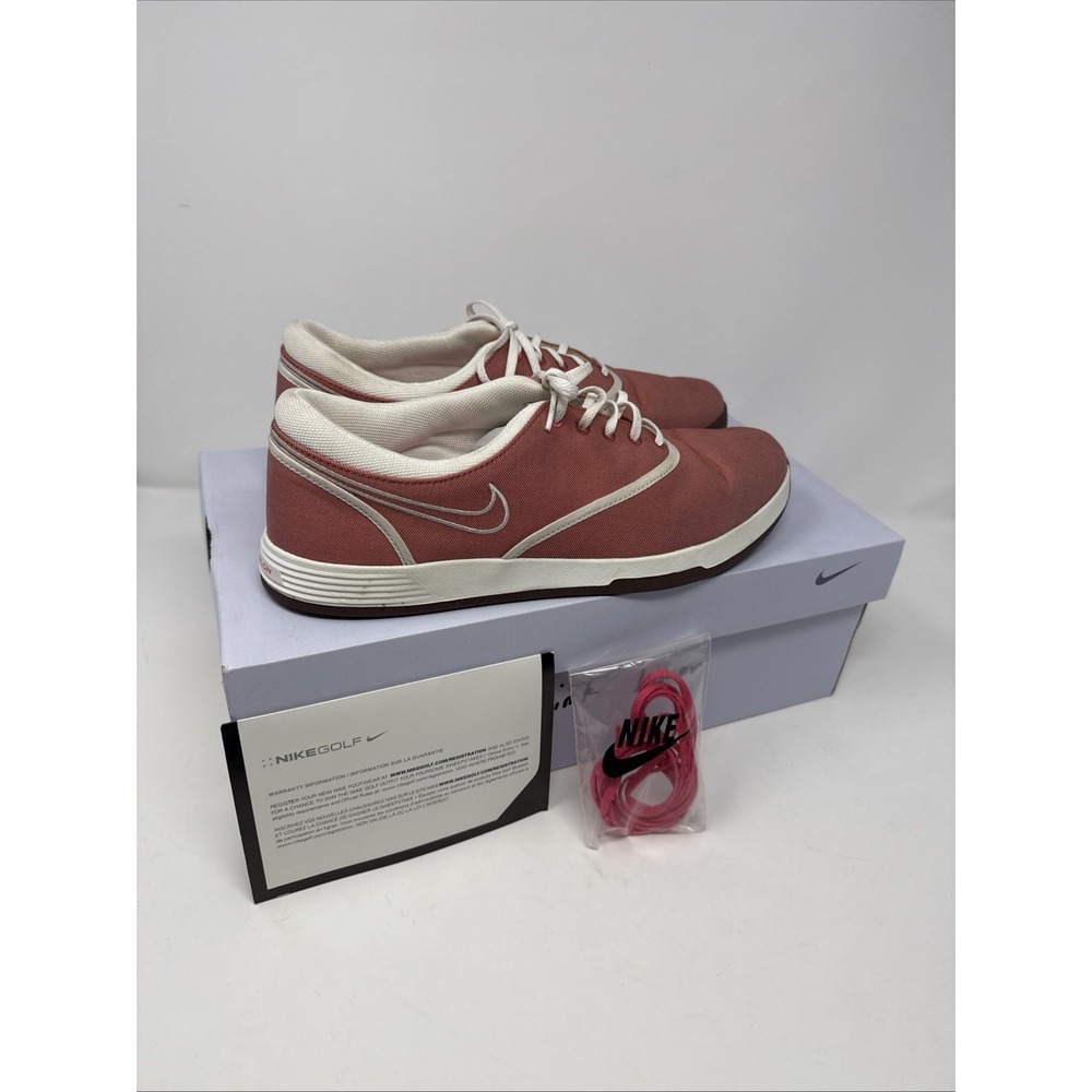 NEW Women's Nike Lunar Duet Sport Golf Shoe - Red & Pink - Size 10 w/box
